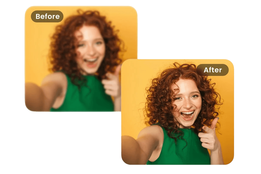 blur to clean image
